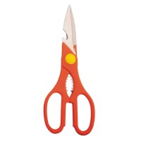 KT004 8.2" Hot Sale Stainless Steel Kitchen Scissors with color handle