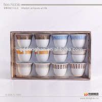 Factory Price of AB grade ceramic Turkish Arabic Coffee Cups Gawa for oem design