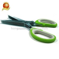 Factory direct excellent quality sale stainless steel 5 blades shredding scissors